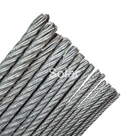 Round Flexible Steel Cable , 6 X 61 Strong Wire Rope For Mine Lifting